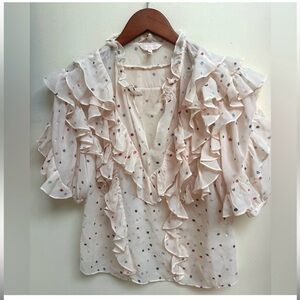 Rebecca Taylor Silk Blouse Top